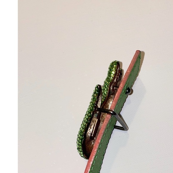 CRYSTAL ENCRUSTED ALLIGATOR belt - Picture 4 of 4
